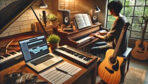 Kreatywność w muzyce: Jak tworzyć własne kompozycje na pianino i gitarę