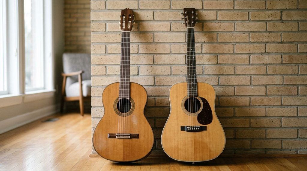 Gitara klasyczna a akustyczna: Kluczowe różnice dla gitarzystów