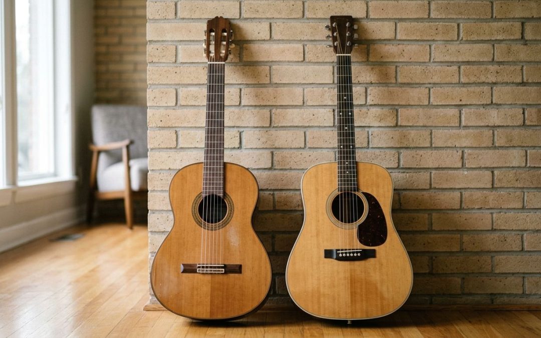 Gitara klasyczna a akustyczna: Kluczowe różnice dla gitarzystów
