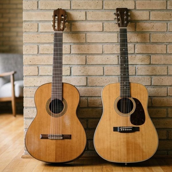 Gitara klasyczna a akustyczna: Kluczowe różnice dla gitarzystów