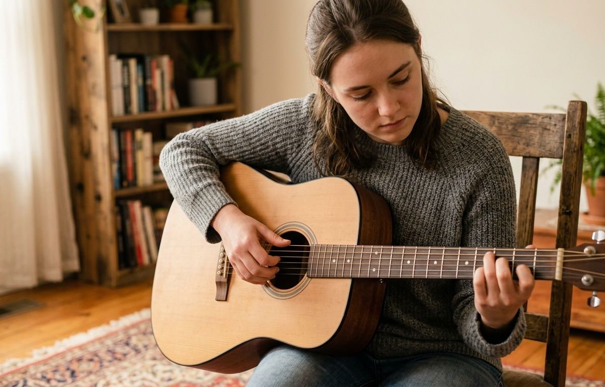 Fingerstyle na gitarze akustycznej: Techniki dla początkujących
