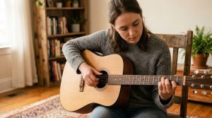 Fingerstyle na gitarze akustycznej: Techniki dla początkujących