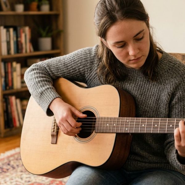 Fingerstyle na gitarze akustycznej: Techniki dla początkujących