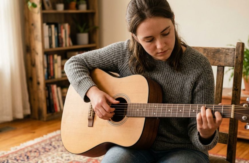 Fingerstyle na gitarze akustycznej: Techniki dla początkujących
