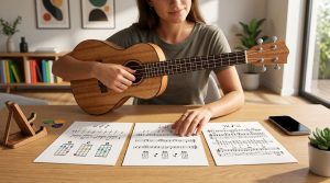 Popularne piosenki pop na ukulele: Aranżacje krok po kroku